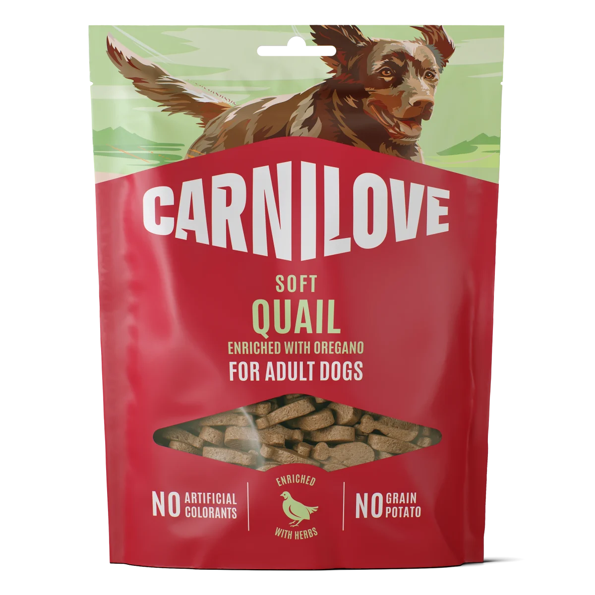 Carnilove Dog Soft Snack Quail enriched with Oregano 200 g