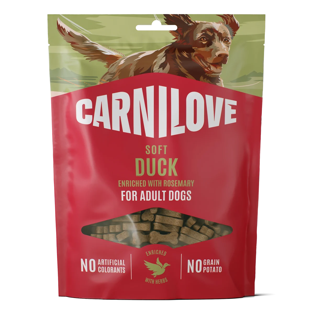 Carnilove Dog Soft Snack Duck enriched with Rosemary 200 g