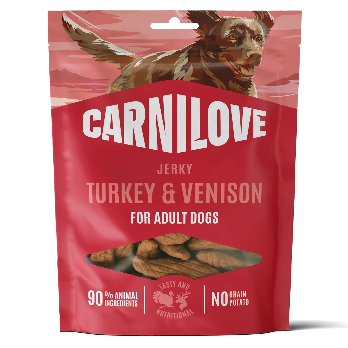 Carnilove Dog Jerky Turkey with Venison 100 g