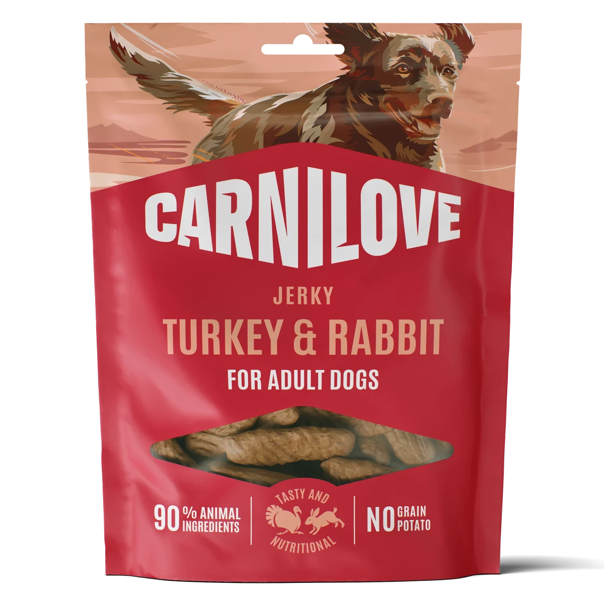 Carnilove Dog Jerky Turkey & Rabbit 100 g