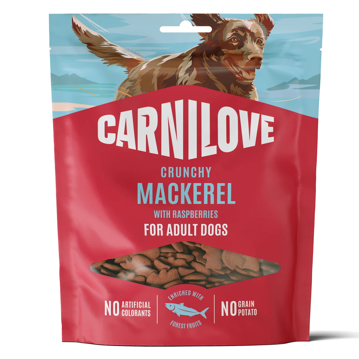 Carnilove Dog Crunchy Snack Mackerel with Raspberries 200 g