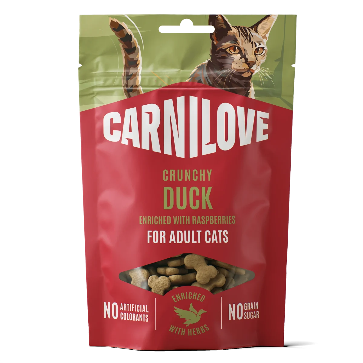 Carnilove Cat Crunchy Snack Duck Enriched with Raspberries 50 g