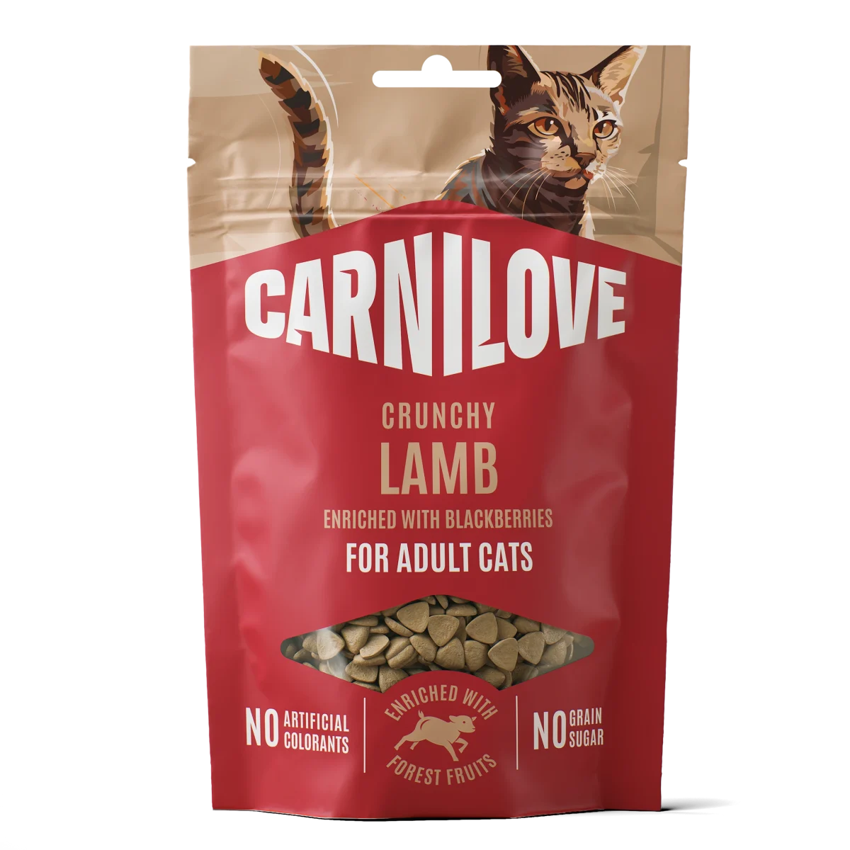 Carnilove Cat Crunchy Snack Lamb enriched with Blackberries 50 g
