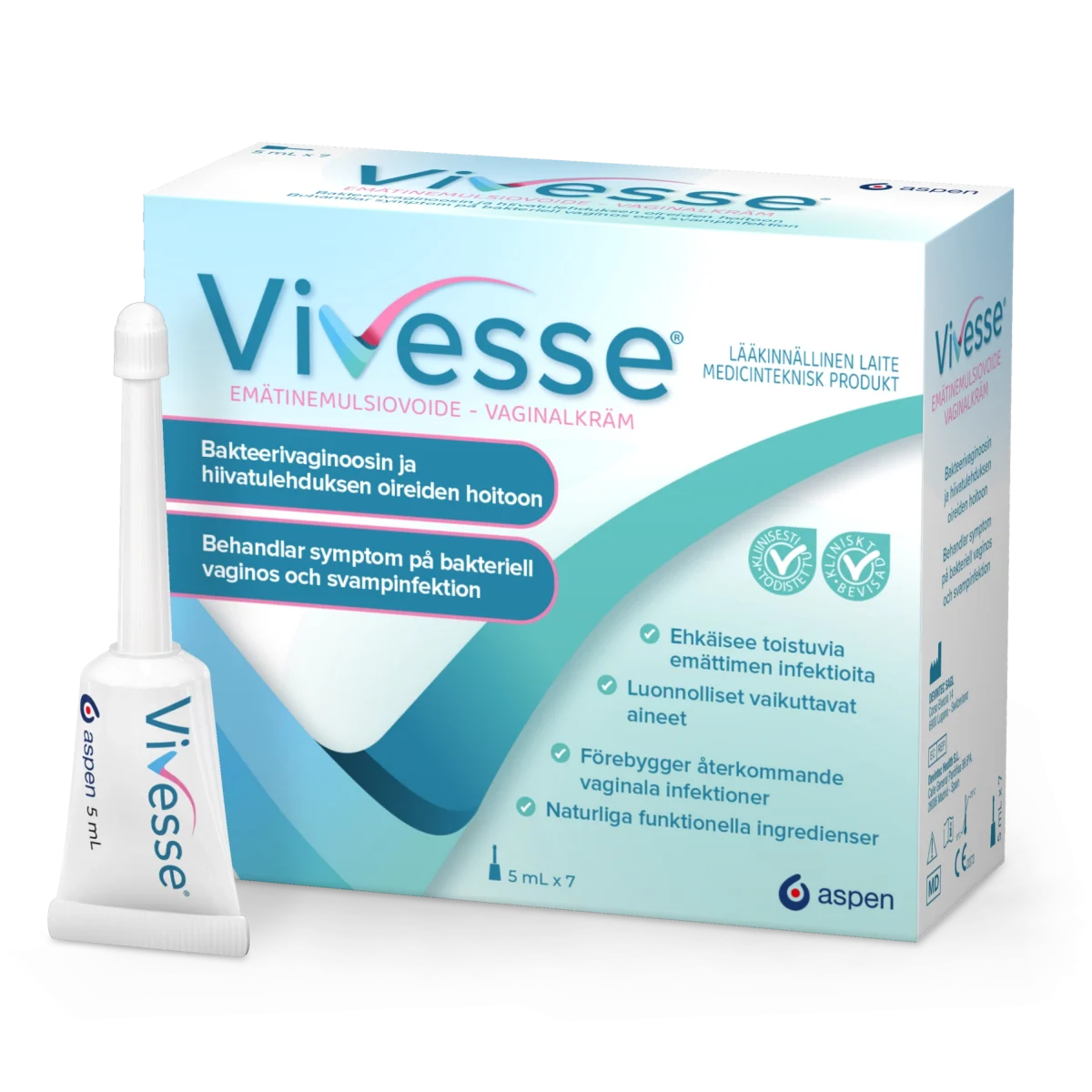 Vivesse Vaginalkräm 7 x 5 ml