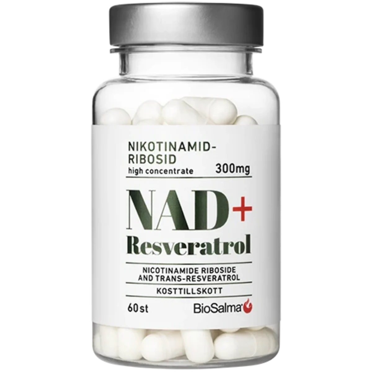 BioSalma NAD+ 300mg +Reservatrol 60 st