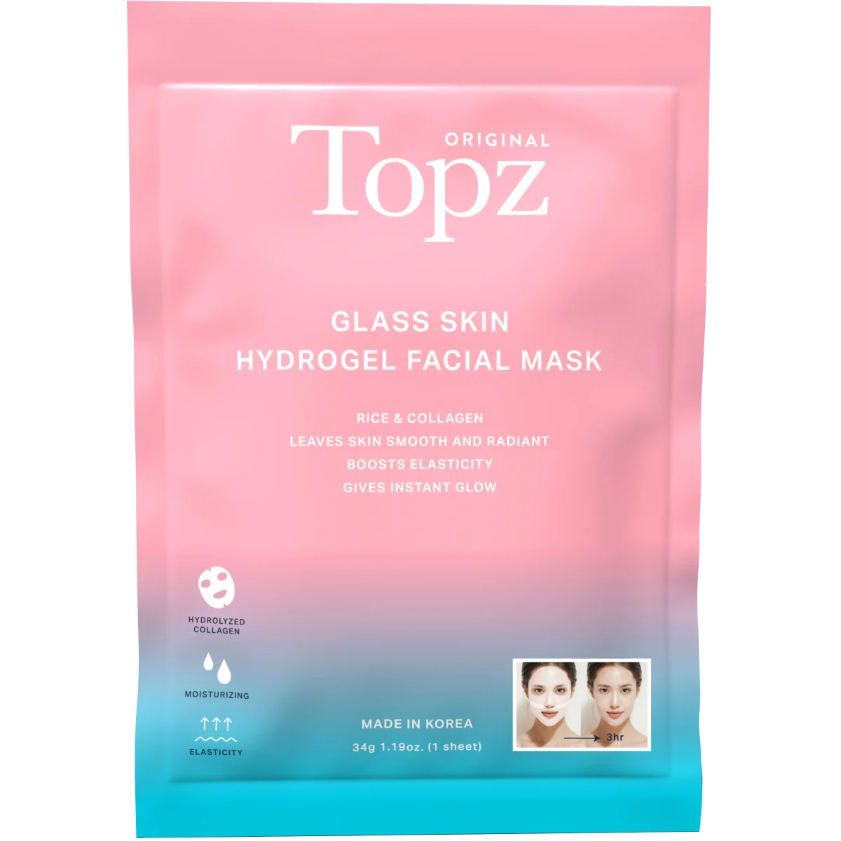 Topz Daily Hydrogel Face Mask 1 st