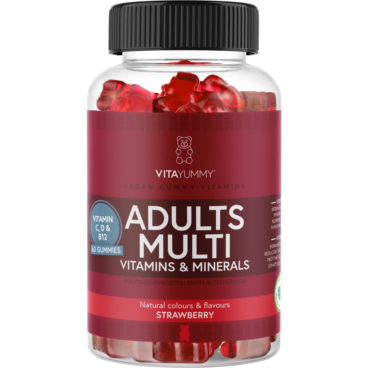 VitaYummy Adults Multivitamin Strawberry 60 st