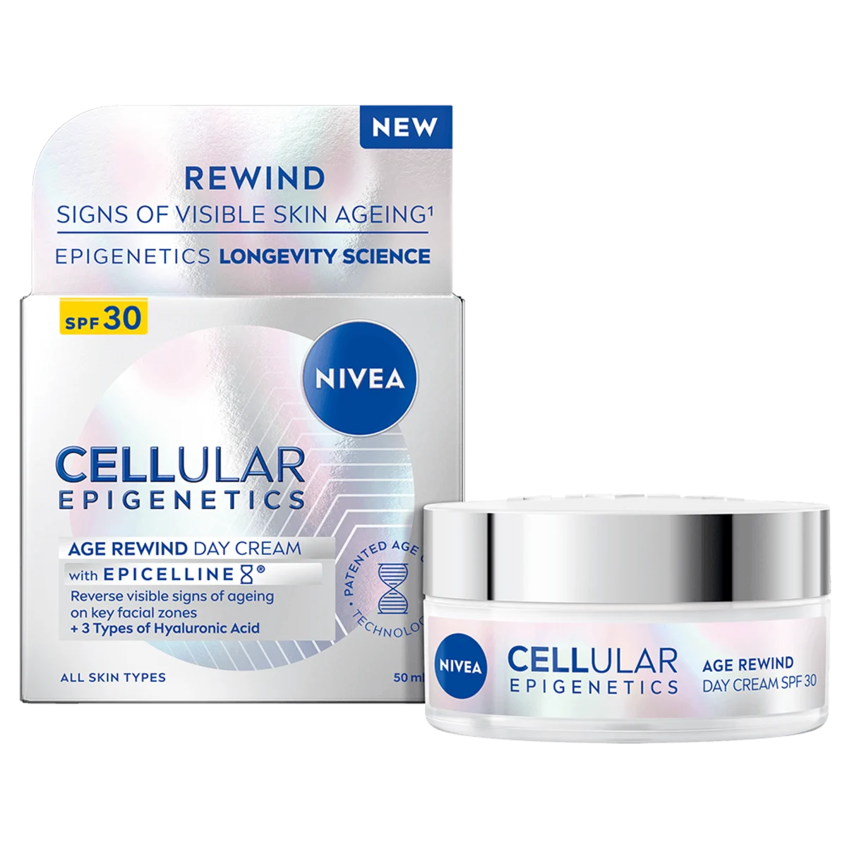 NIVEA Cellular Epigenetics Age Rewind Day Cream SPF 30, 50 ml