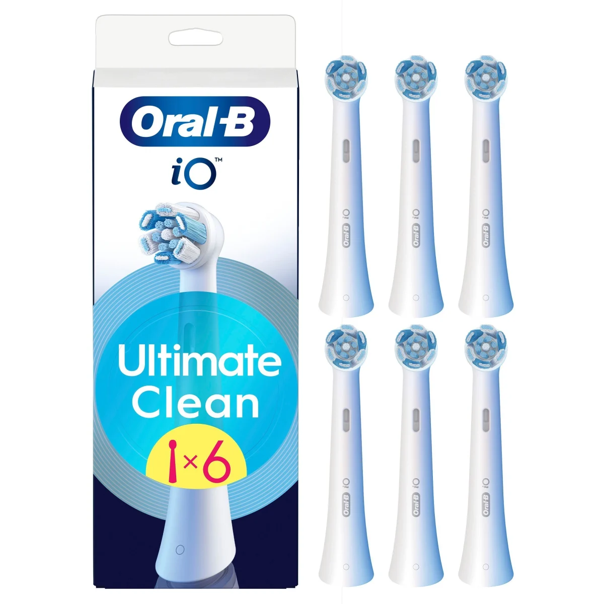 Oral-B iO Ultimate Clean Borsthuvud 6-pack