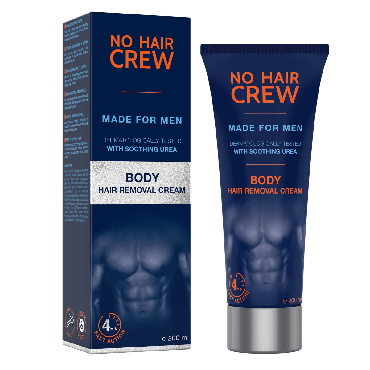 No Hair Crew Body Hair Body Hair Removal Cream 200 ml