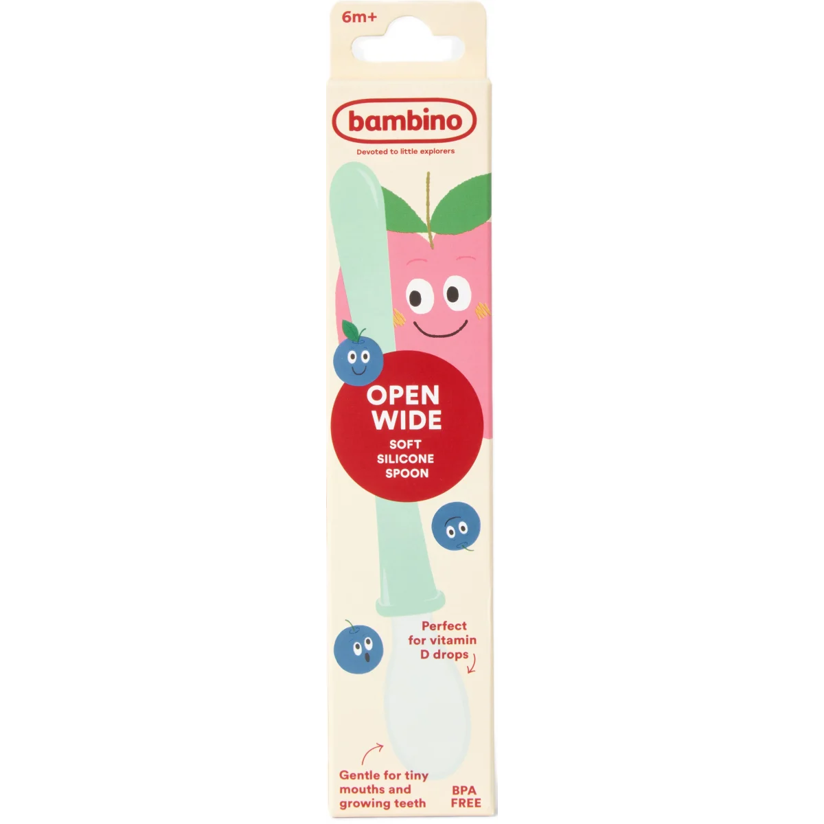 Bambino Open Wide Soft Silicone Spoon