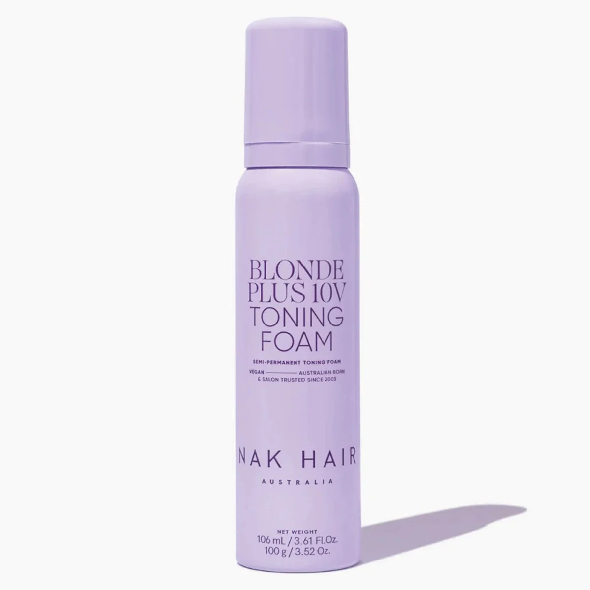 NAK HAIR Blonde Plus 10V Toning Foam 106 ml