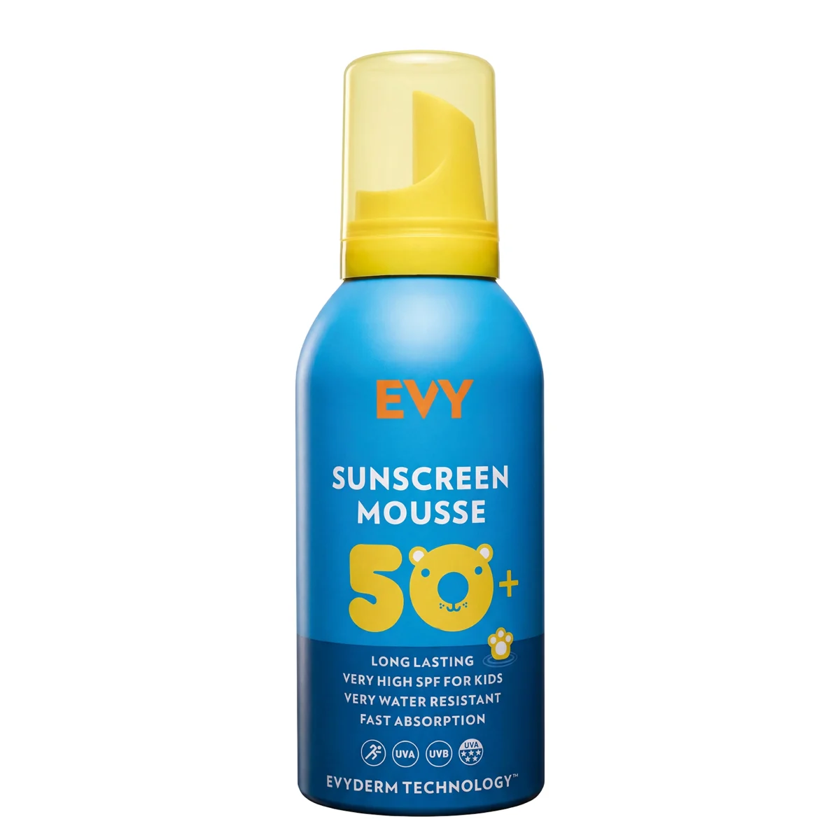 Evy Sunscreen Mousse Kids SPF 50, 150 ml