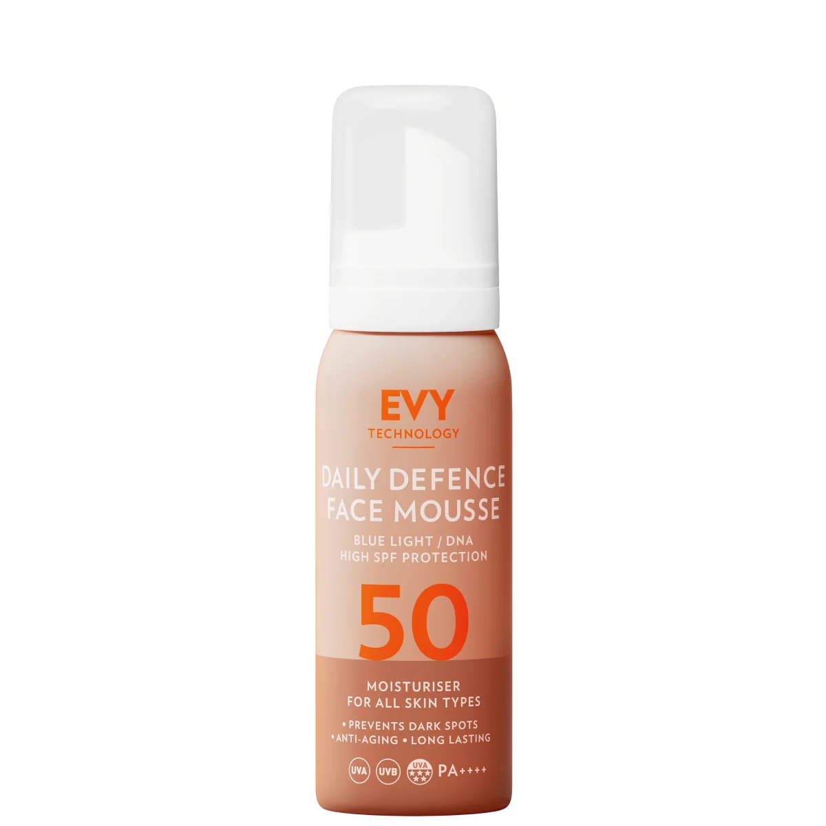 Evy Sun Daily Defense Face Mousse SPF 50, 75ml