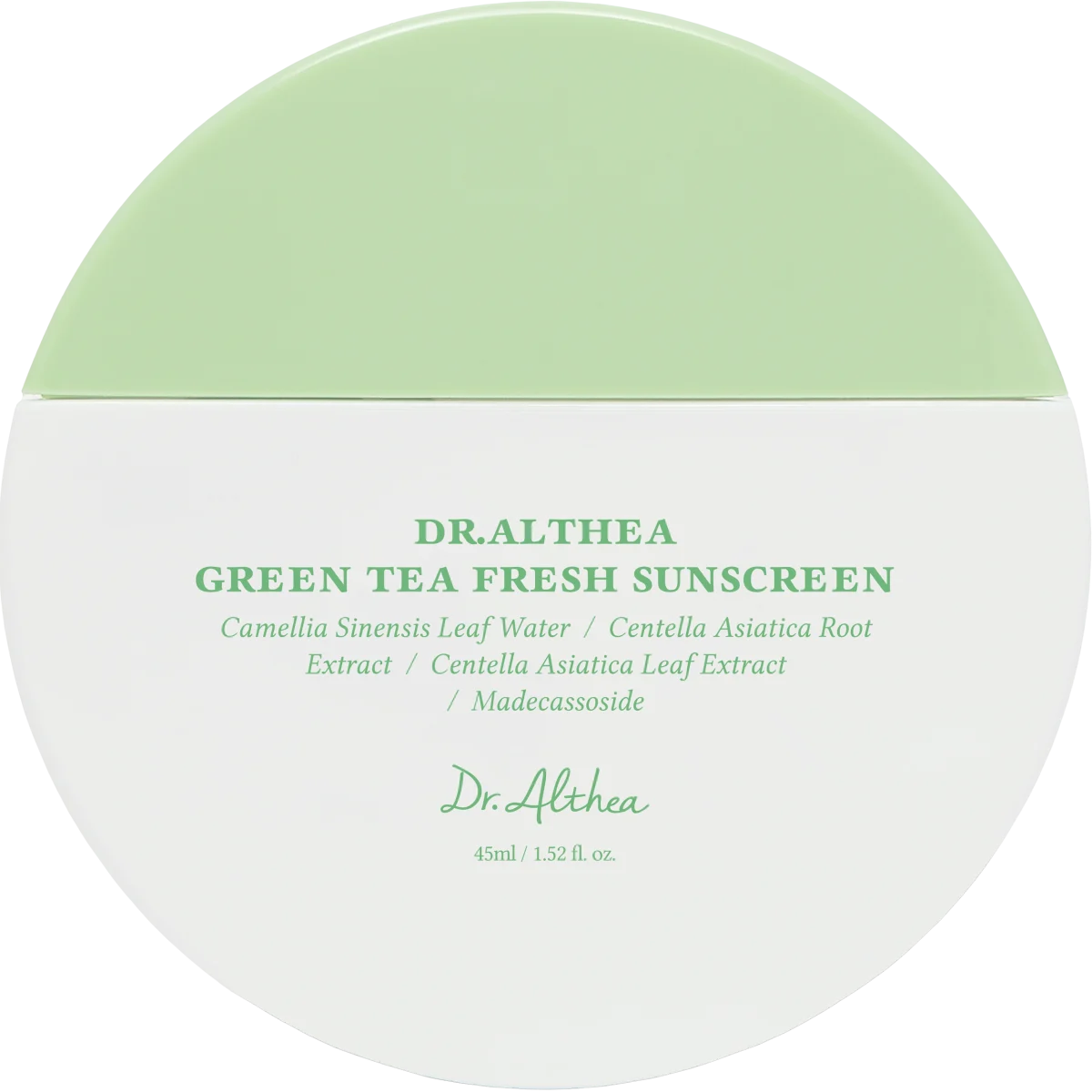 Dr. Althea Green Tea Sunscreen SPF50+, 45 ml