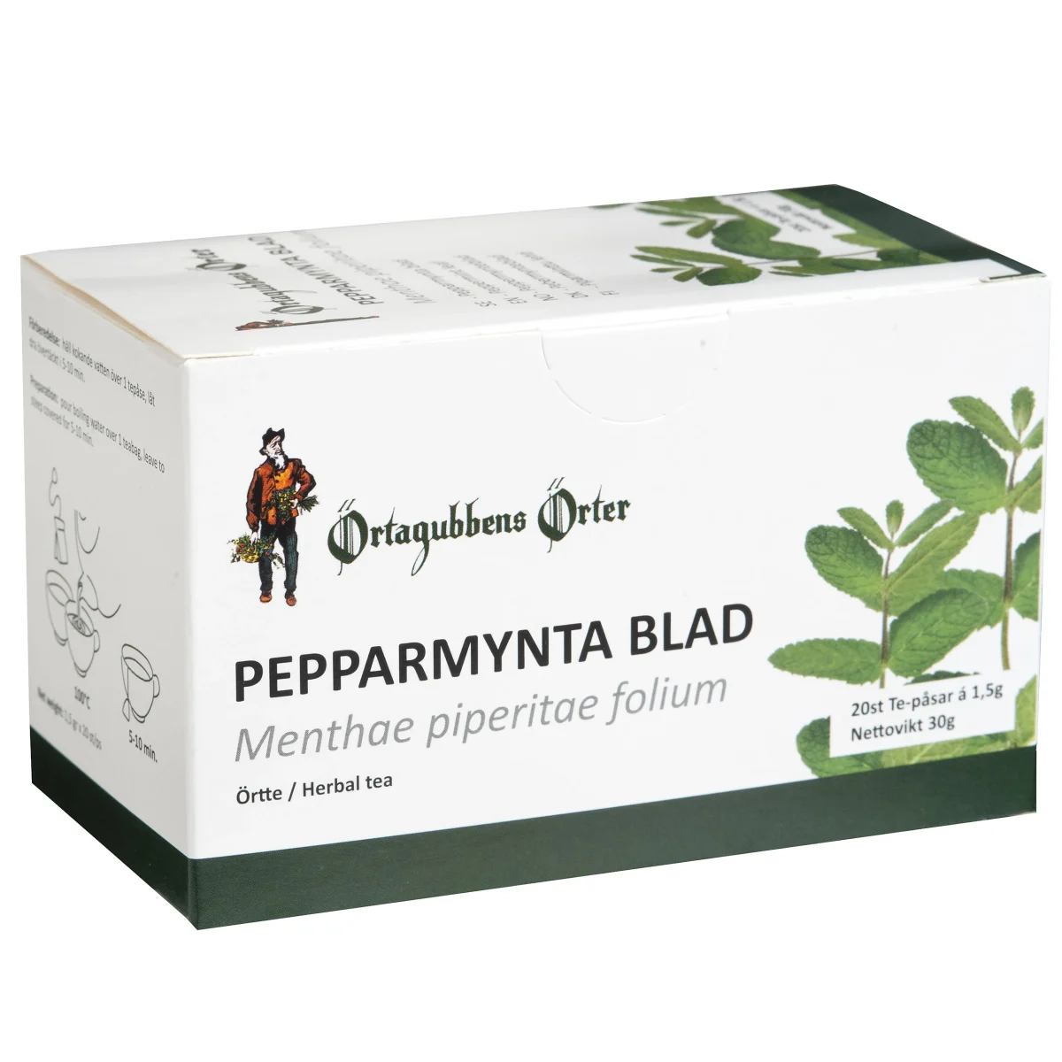 Örtagubben Pepparmynta Örtte 20 x 1,5 g