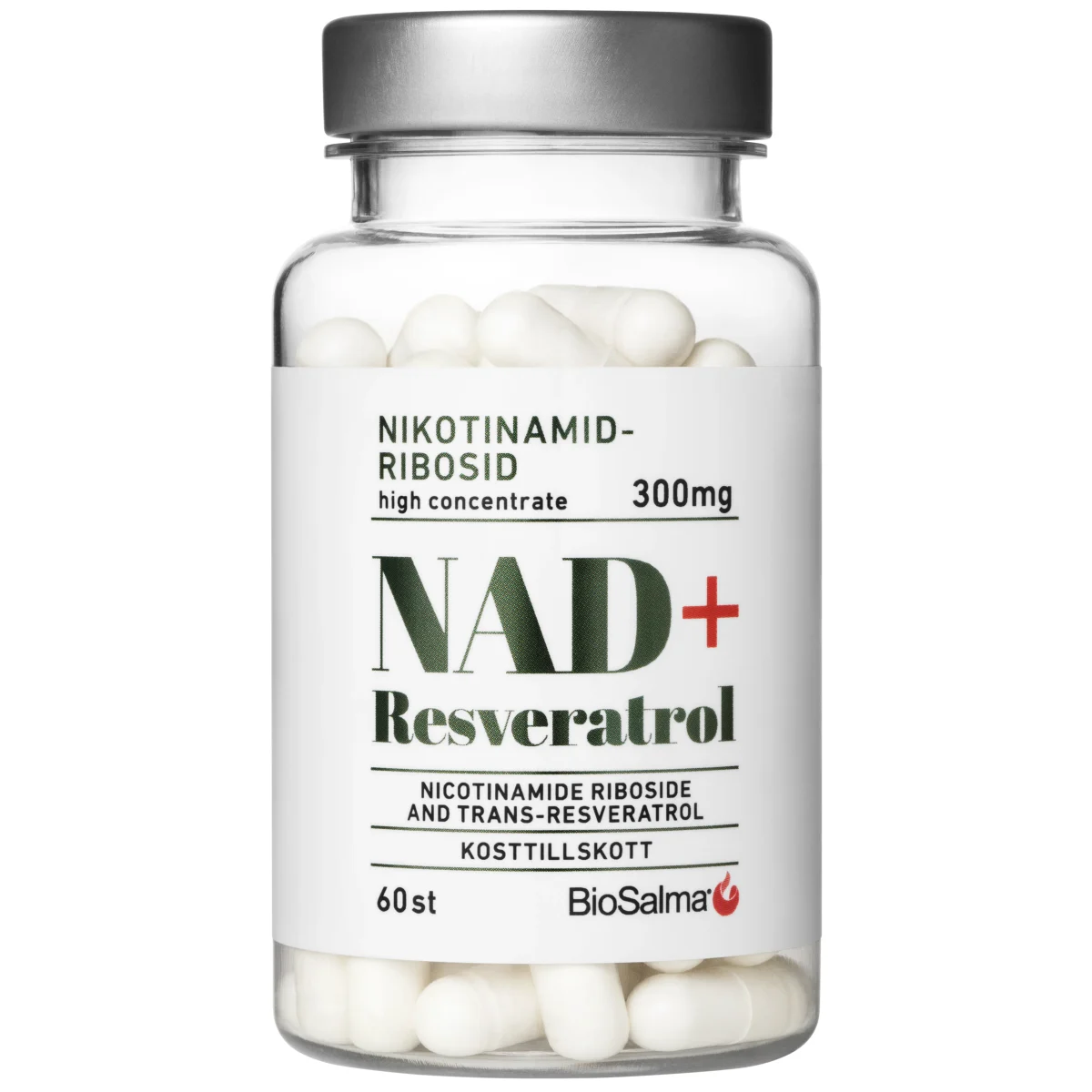 BioSalma NAD+ 300mg +Reservatrol 60 st