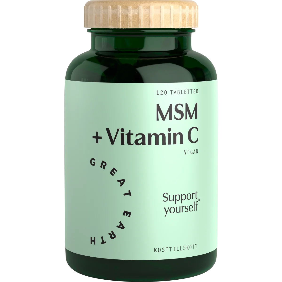 Great Earth MSM+Vitamin C 120 tabletter