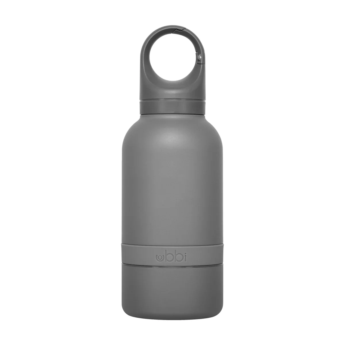 Ubbi Pup and Me Water Bottle Charcoal