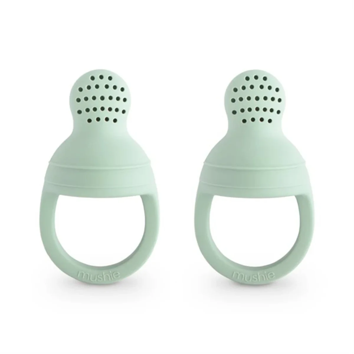 Mushie Silicone Fresh Food Feeder 2-pack Cambridge Blue