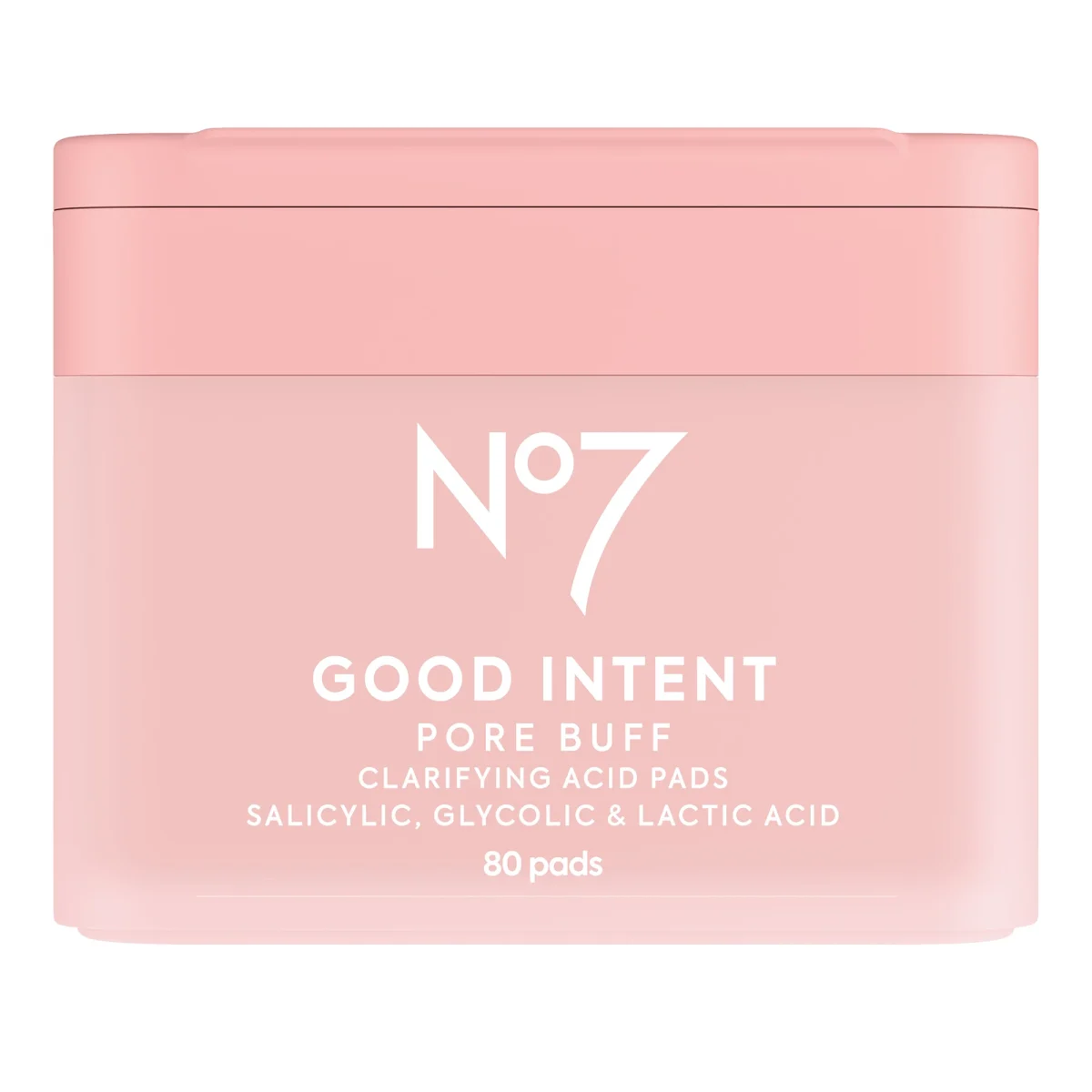 No7 Good Intent Pore Buff Clarifying Acid Pads 80 st