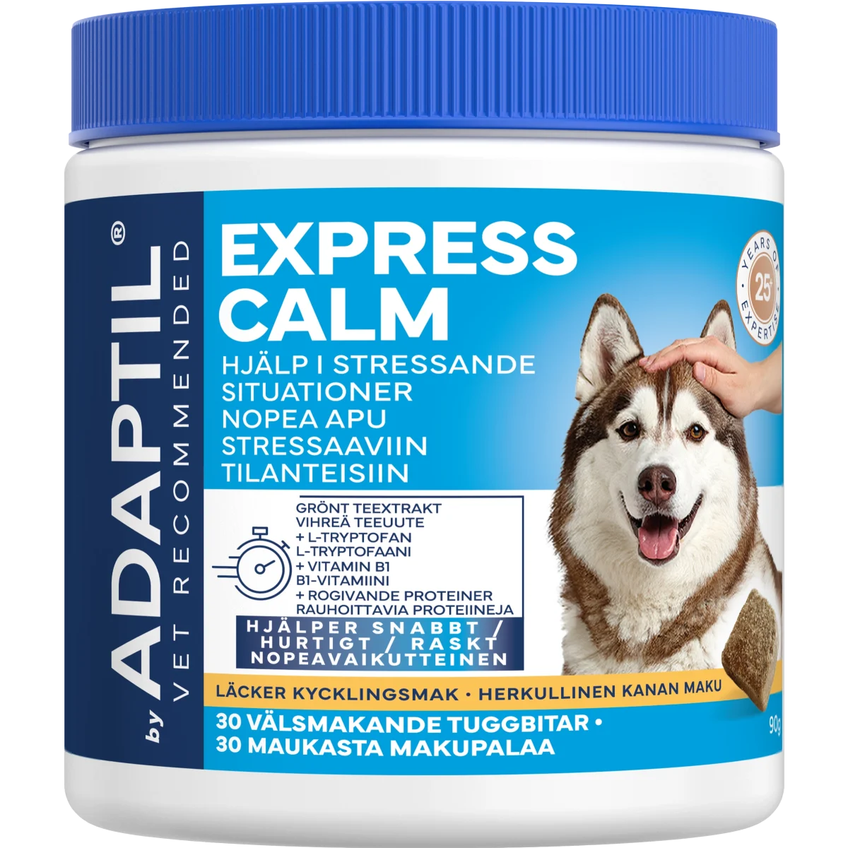Adaptil Express Calm Tuggbitar 30 st