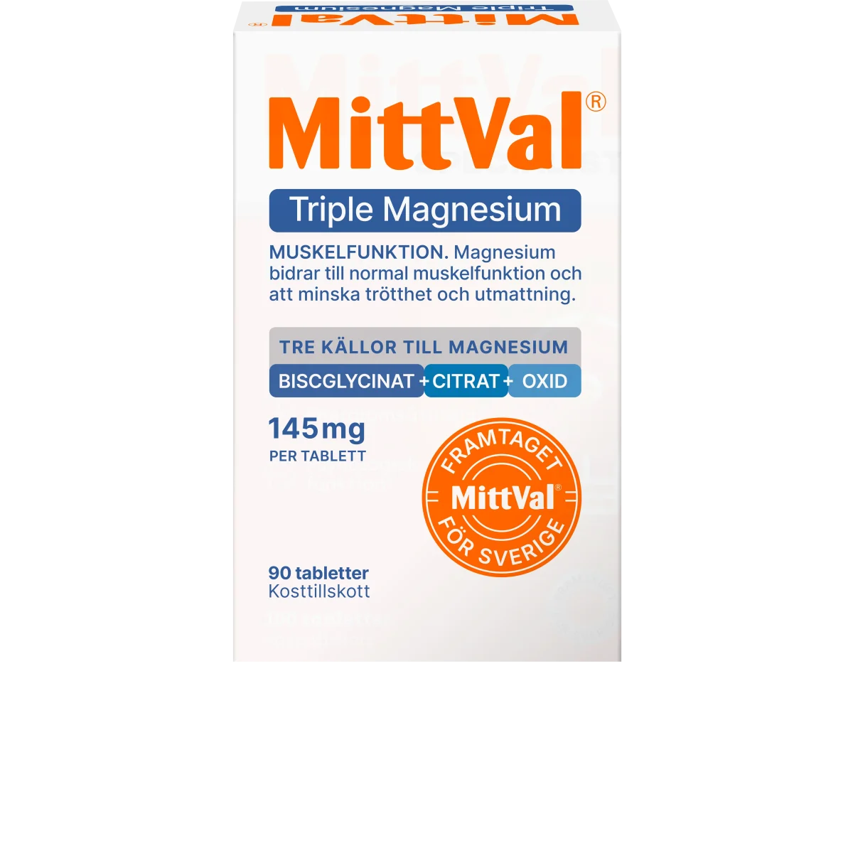 MittVal MittVal Triple Magnesium 90 st