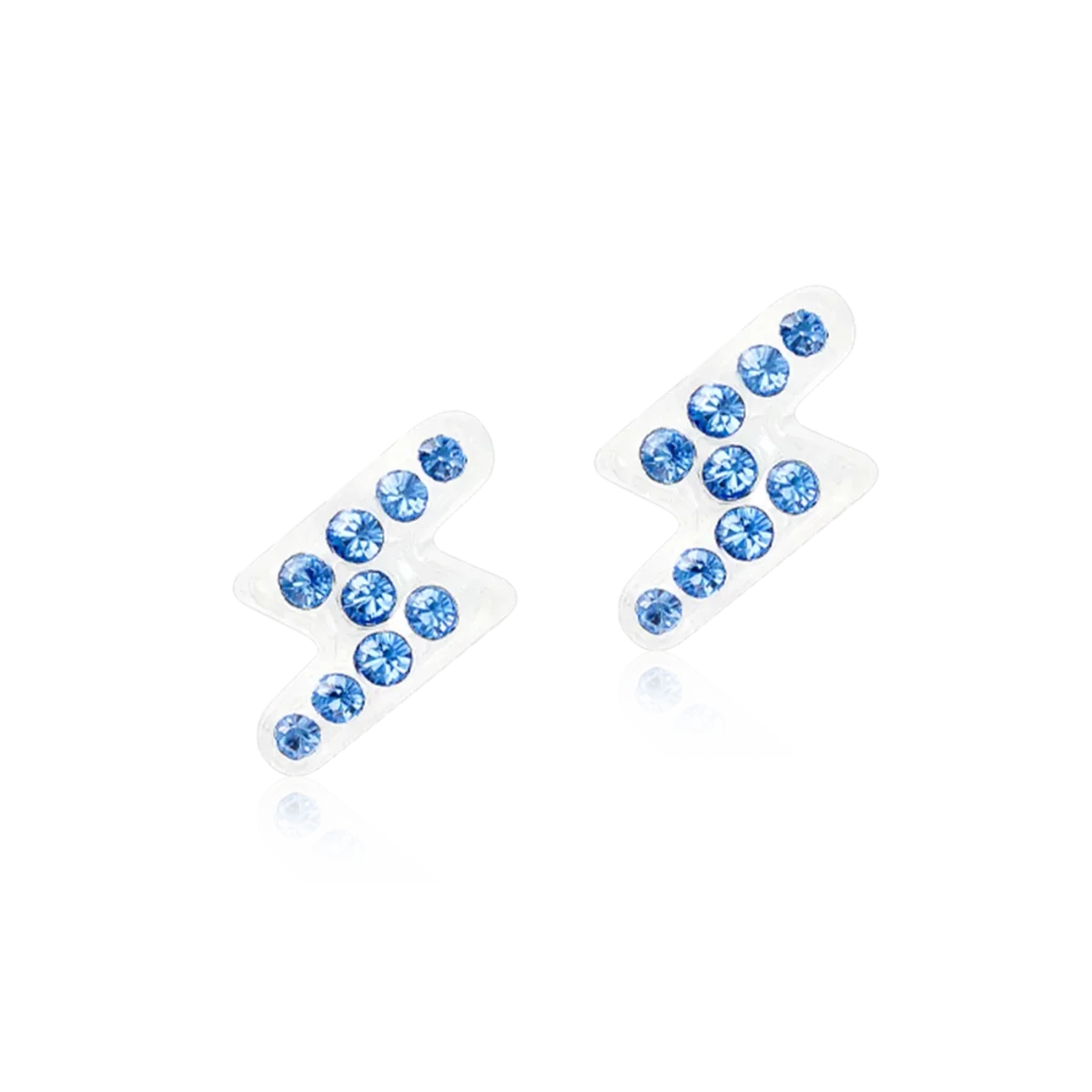 Blomdahl Medical Plastic Brilliance Flash 8 mm Sapphire