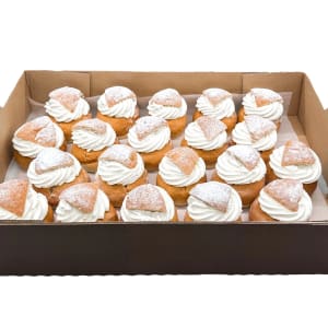 Hel låda med 20 stycken klassiska semlor