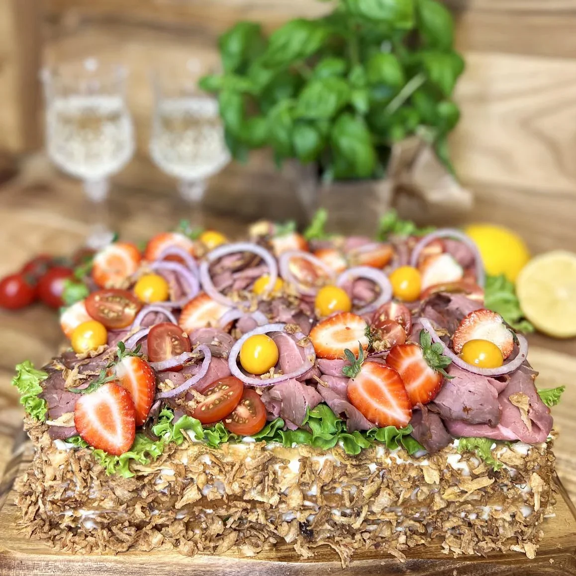 Rostbiffstårta