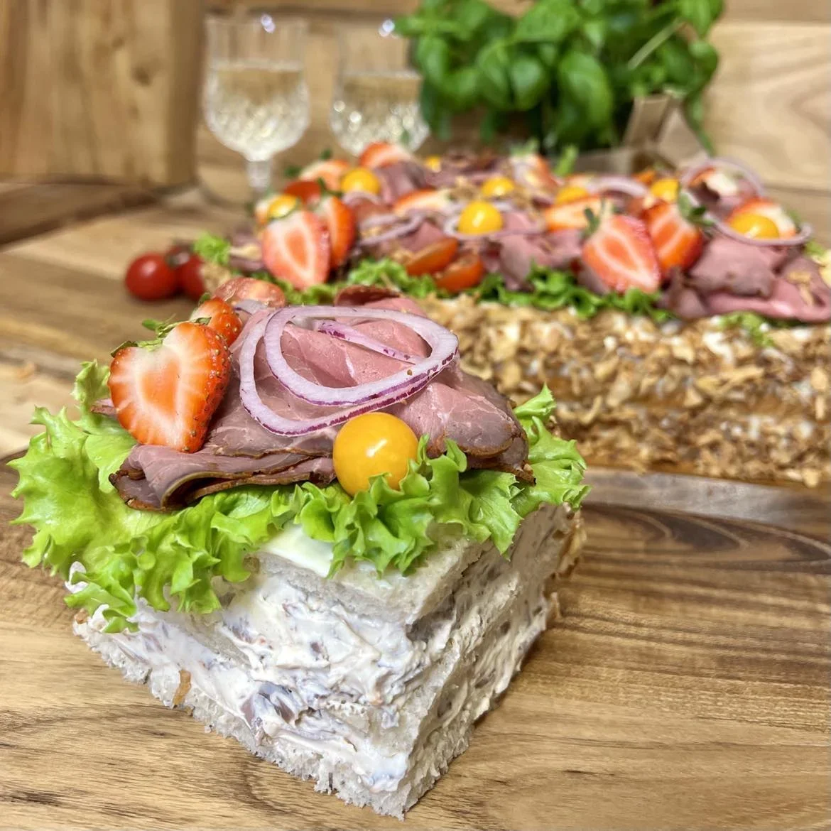 Rostbiffstårta