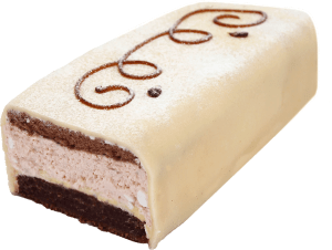 En klassisk svensk konditoritårta som liknar en prinsesstårta men med chokladinnehåll.