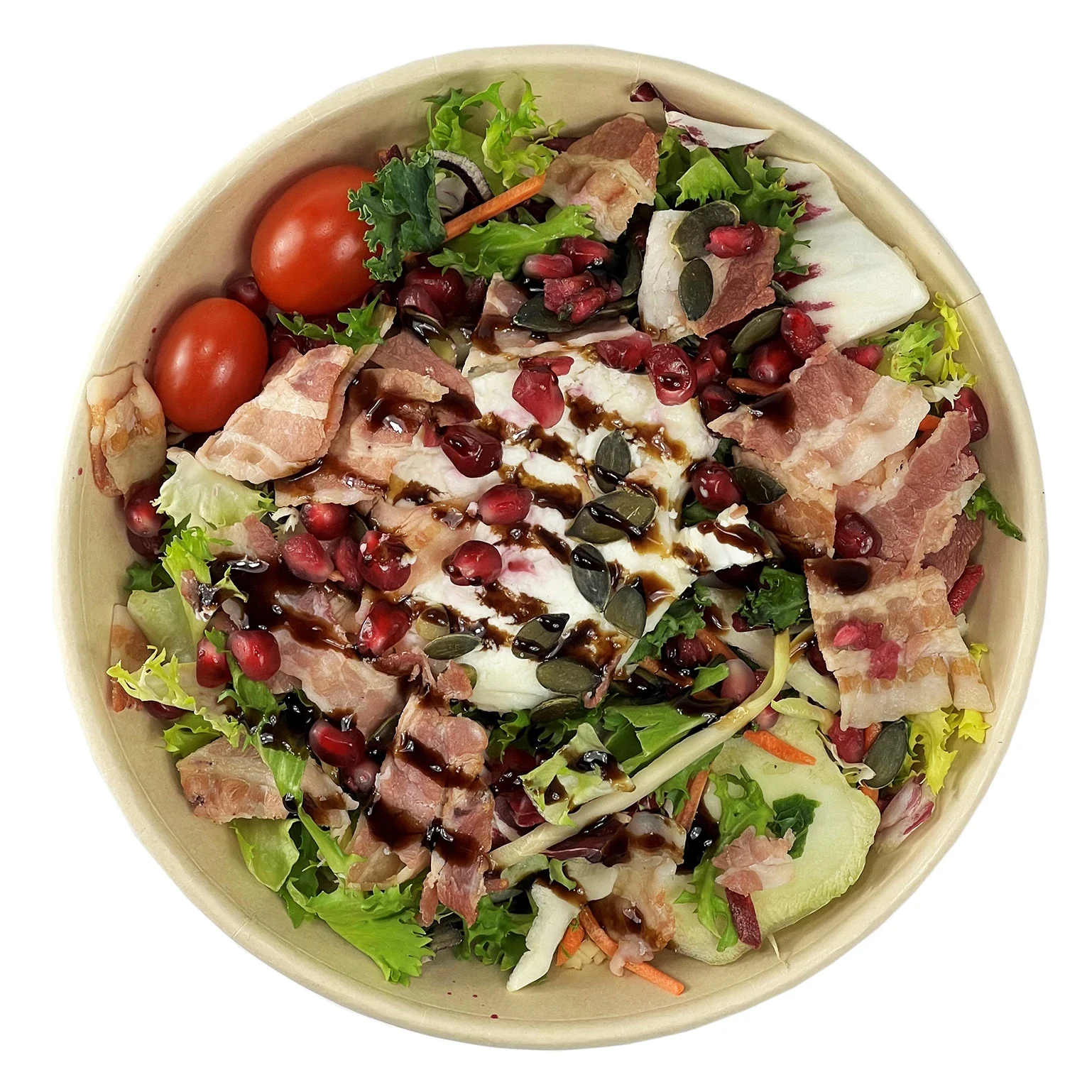 En mindre men matig sallad