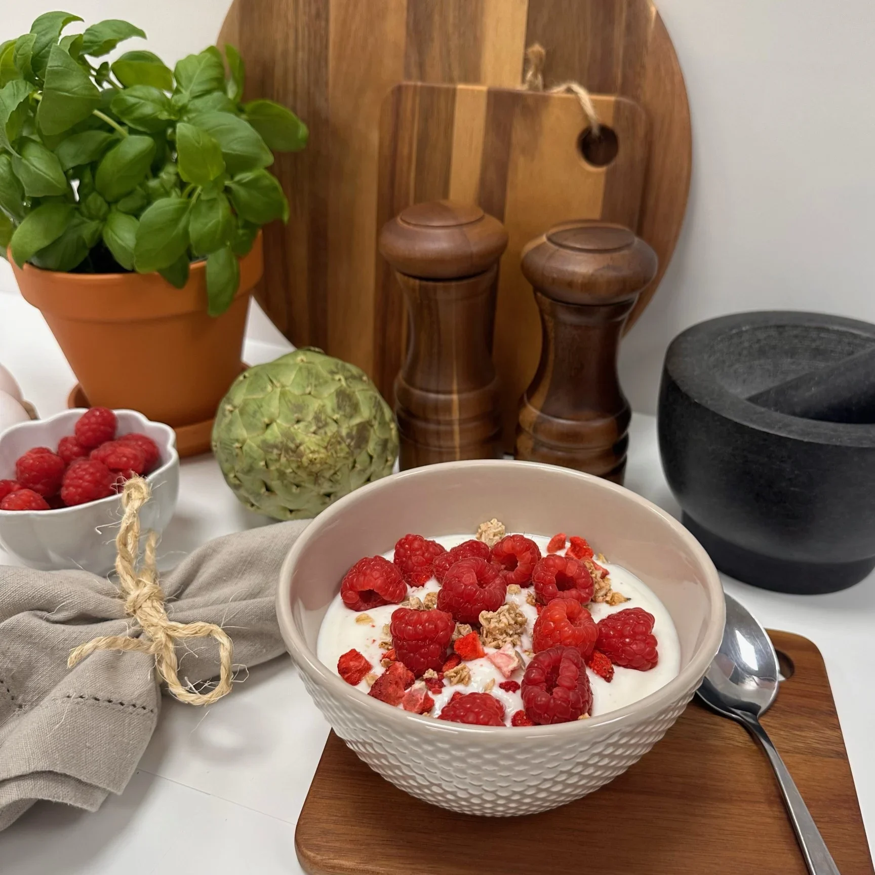 Yoghurt m bär&granola