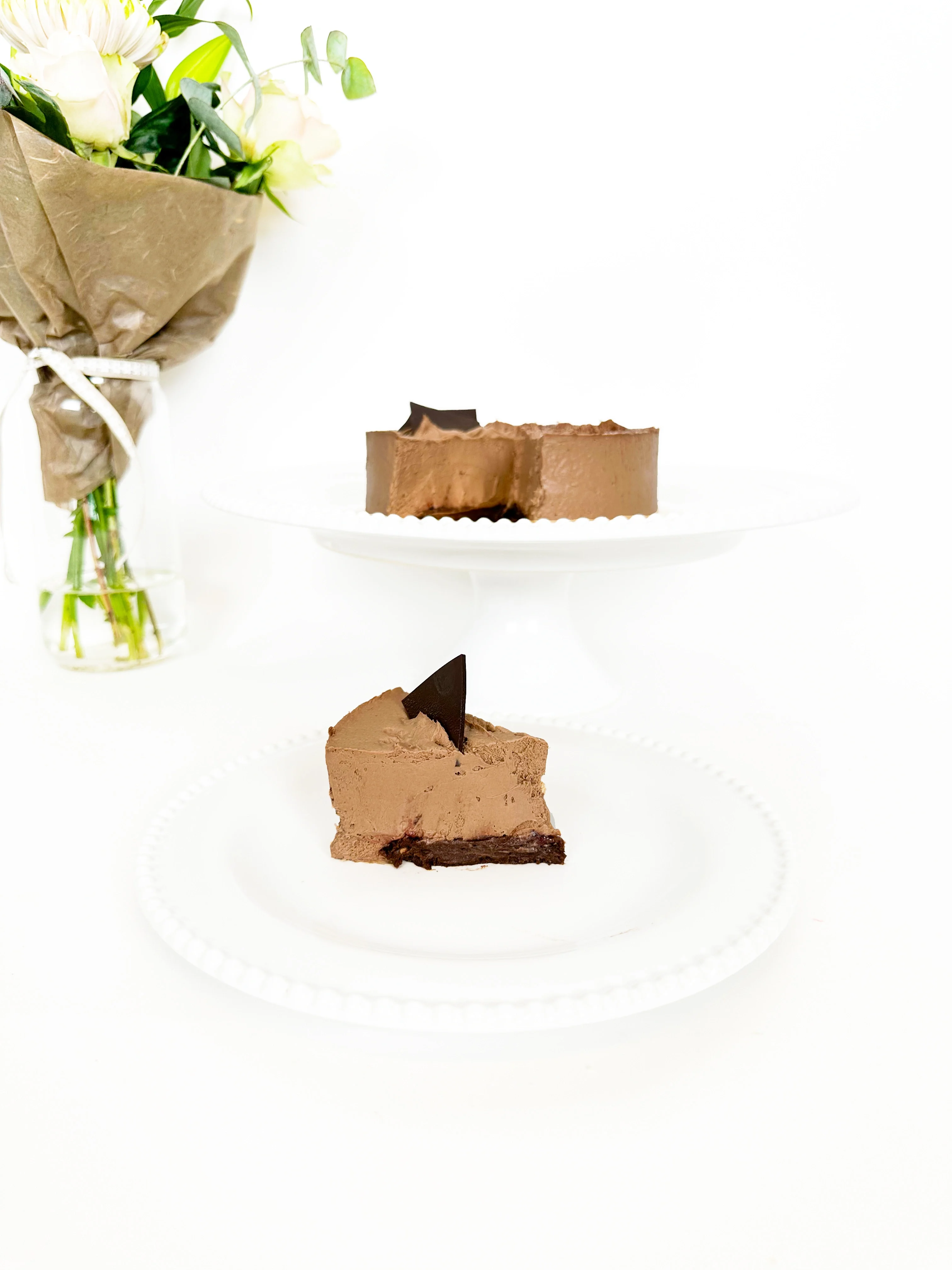 Chokladmoussetårta (vegansk)