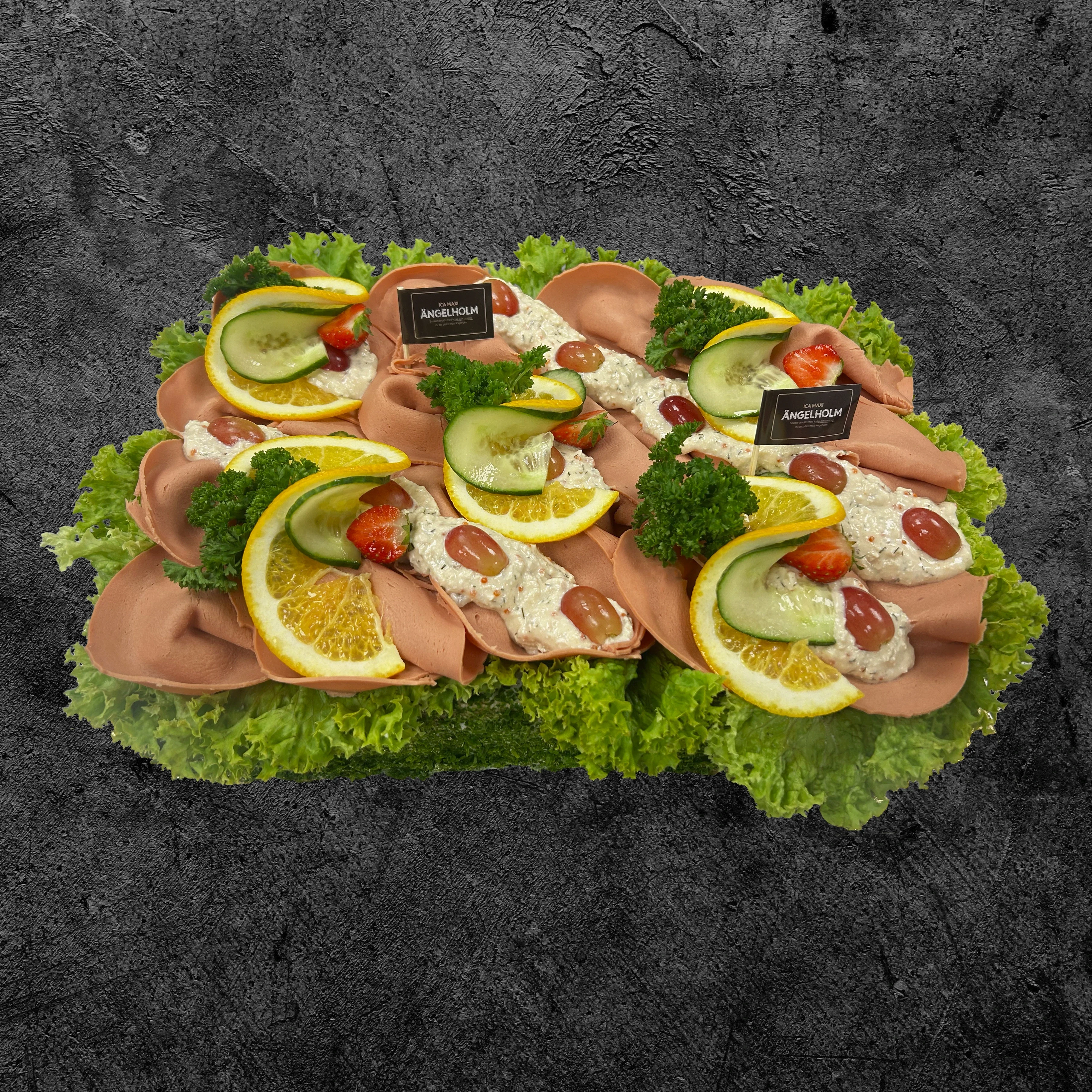 Vegansk smörgåstårta