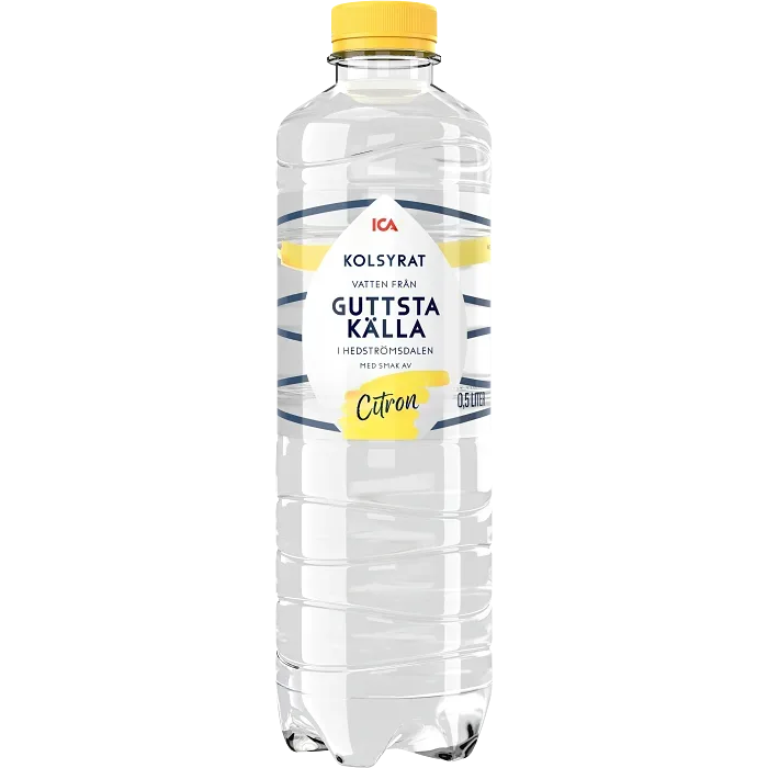 ICA Kolsyrat vatten Citron 50cl