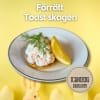 Toast skagen serveras på ett klassiskt sätt
