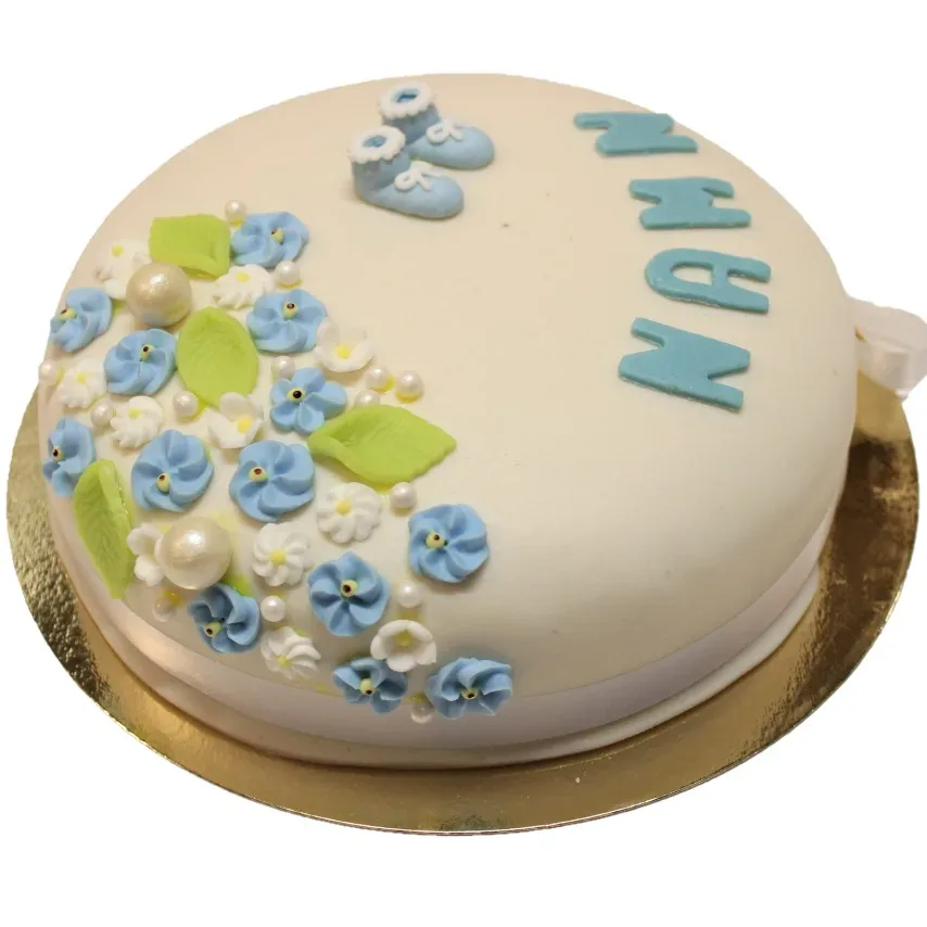 Dop-/baby shower tårta