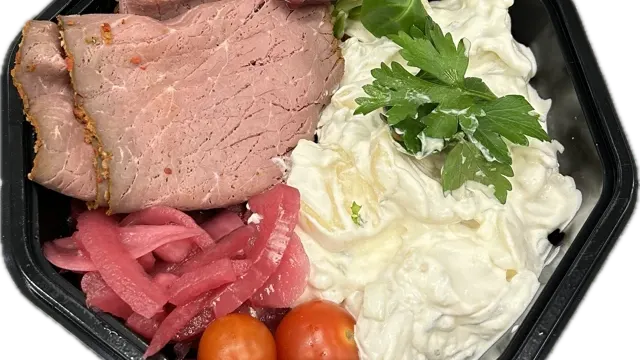 Rostbifftallrik