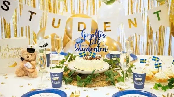 En student bild på hur ditt student firande kan se ut.