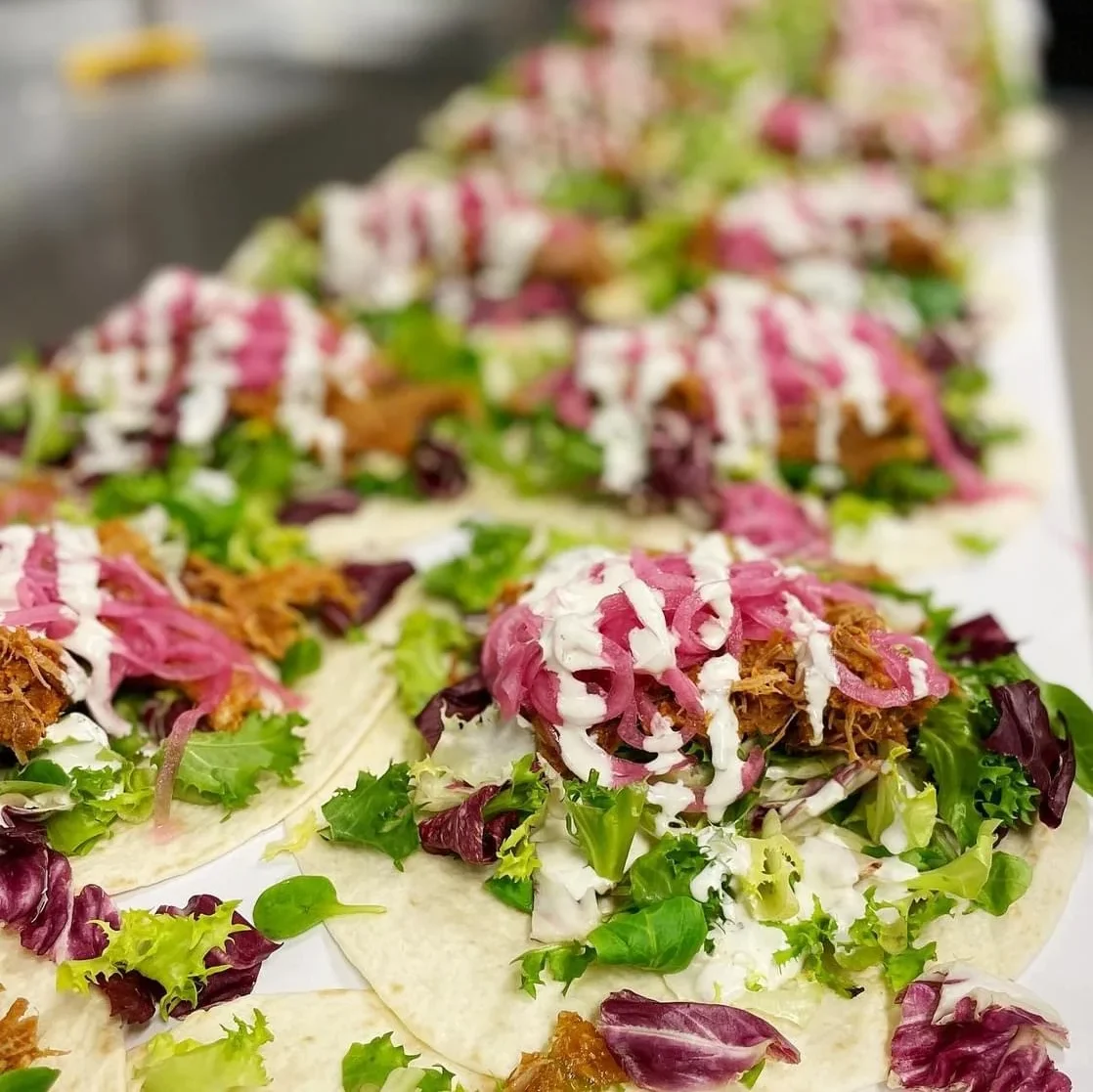 Wrap pulled pork