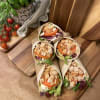 wrap med kyckling och fetaoskräm