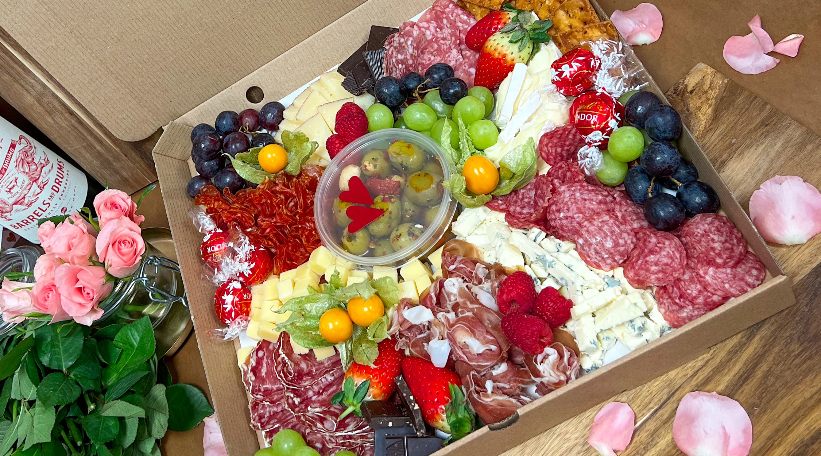 Alla hjärtans dag-tapas. Perfekt för 2!