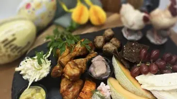 Påskmat: kycklingben, sill, melon m.m