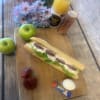 Baguette gustafskorv/räksallad