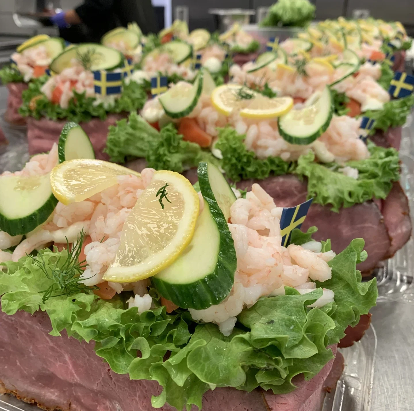 Smörgåstårta olika sorter och storleker