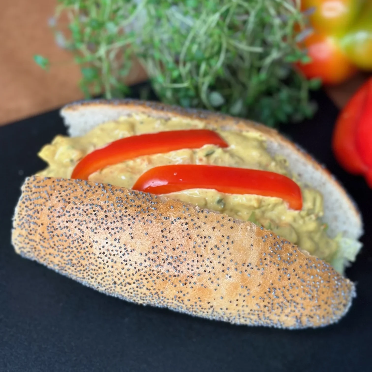 Baguette kyckling & curry