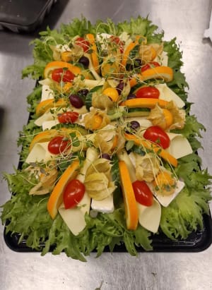 vegetarisk smörgåstårta 20 bitar