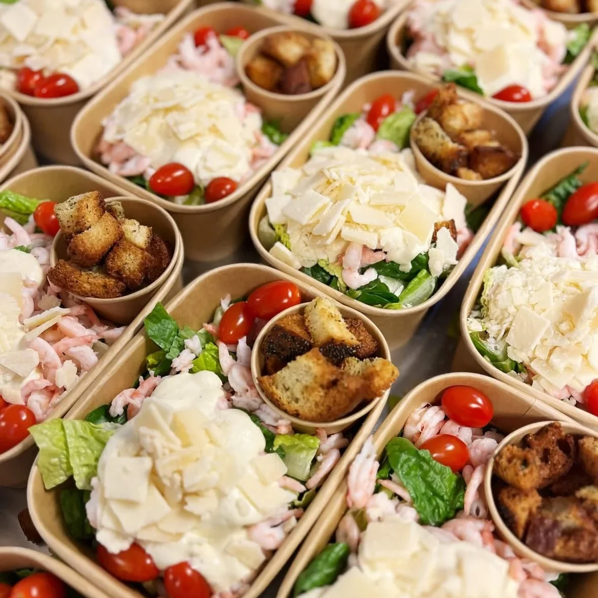 Caesarsallad räkor